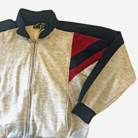 Vintage 80's MacGregor Retro Track Jacket, Size L - Picture 2 of 5